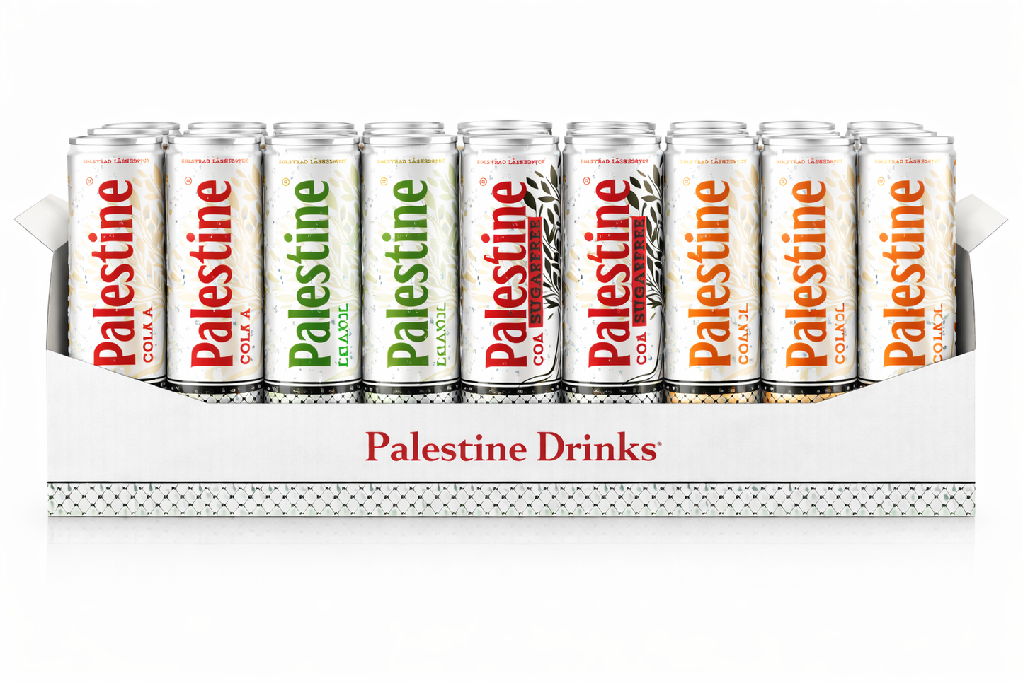 Palestine Mix Box – 24 Dosen (4 Sorten)